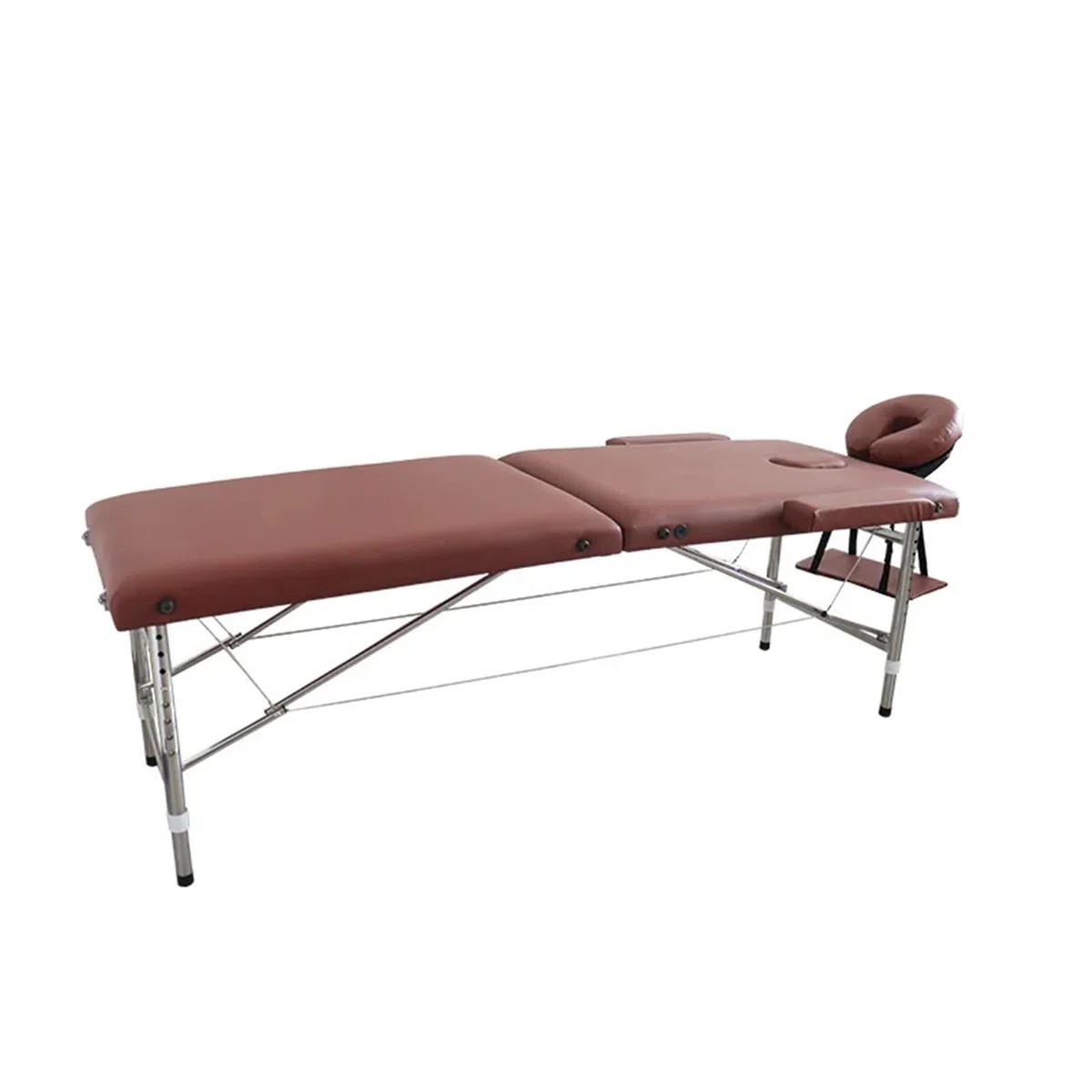 Lettino Massaggio Portatile Lettino for Massaggio Multifunzionale Portatile Pieghevole for Bellezza e Corpo, Massaggio alla Schiena, Terapia for la Salute(Brown)