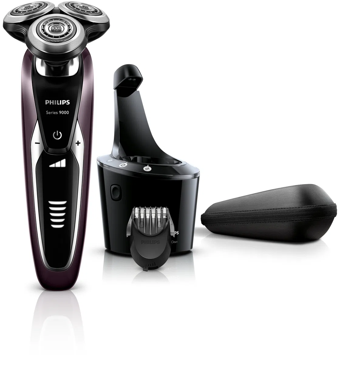Philips S9521/32 - Rasoio elettrico serie 9000, con regolabarba, sistema SmartClean e impostazioni personal comfort