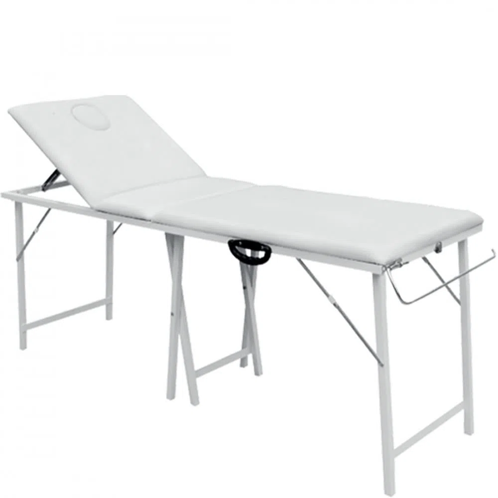 Lettino Massaggio Pieghevole Portatile con Asta Porta Rotolo (MT0299)